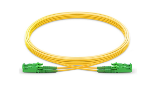 E-2000 patch cord for reliable fiber optic connectivity.